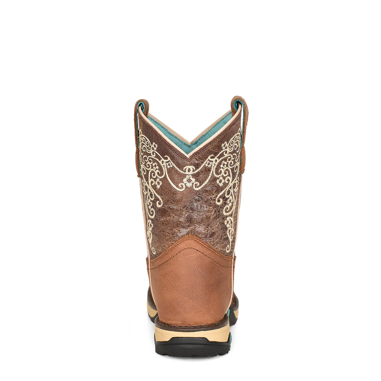 Corral Womens W5006 Brown Leather 8.5in Farm and Ranch Cowboy Boots