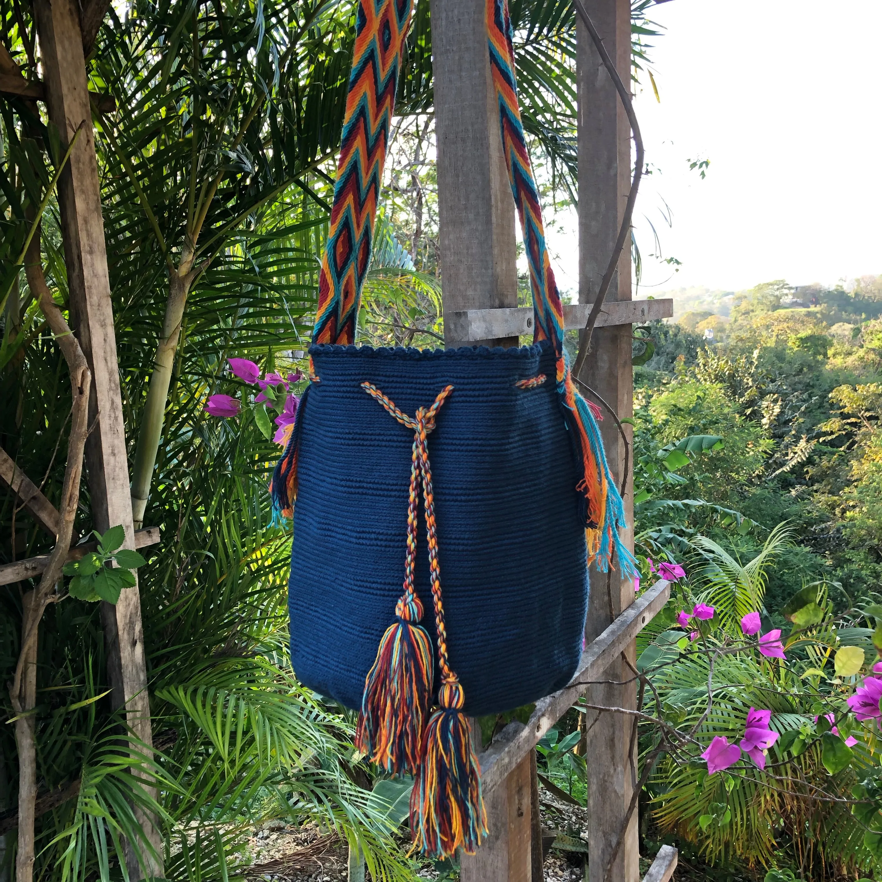 Deep Ocean Blue Mochila