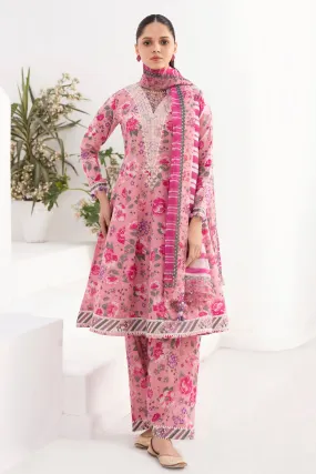 Delia by Jazmin Summer Embroidered Lawn Unstitched 3Pc Suit D-07