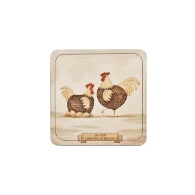 Derbyshire Redcap 6-Piece Coaster Set