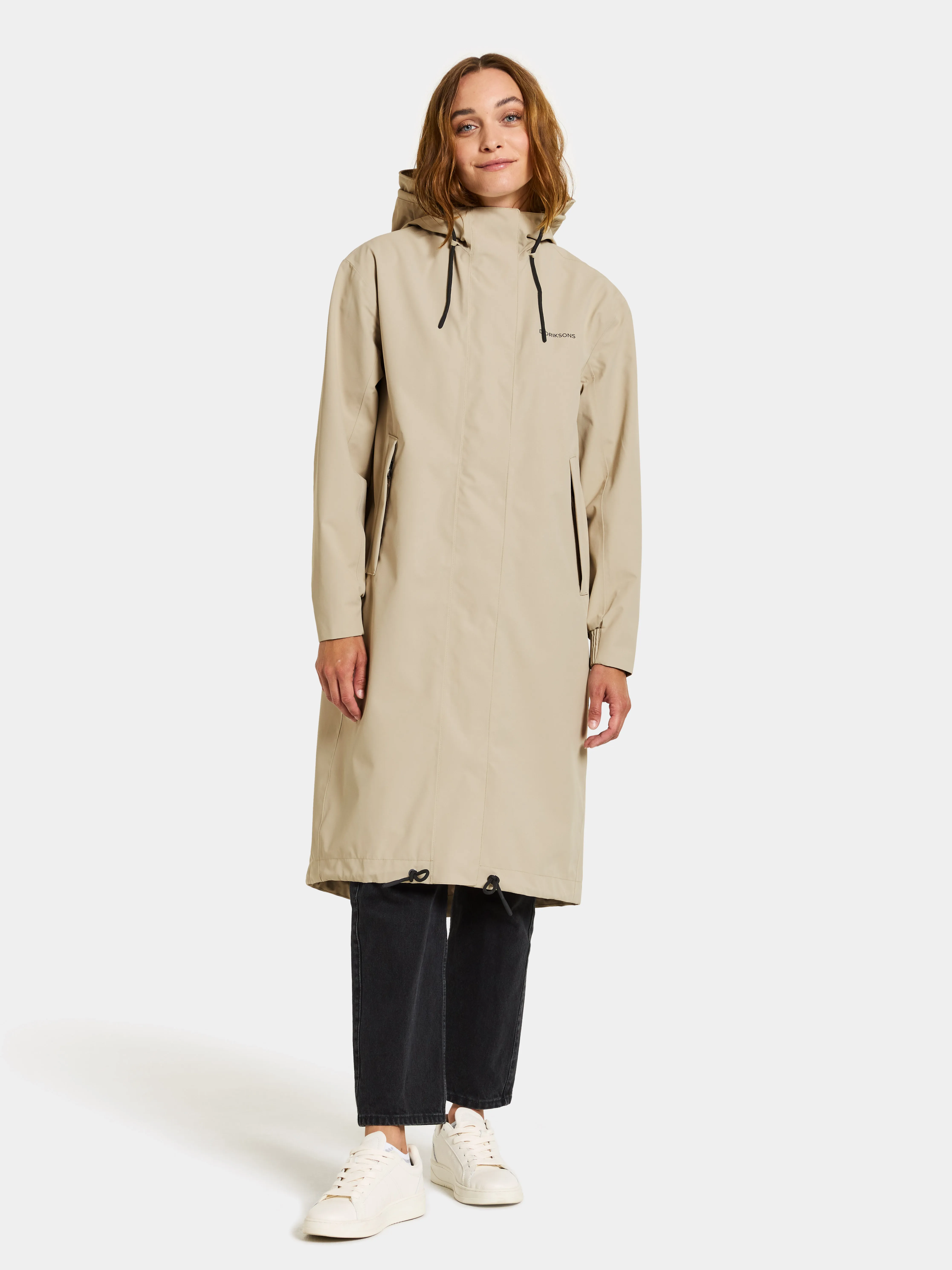 Didriksons Women's Alice Parka Long 2 Clay Beige | Buy Didriksons Women's Alice Parka Long 2 Clay Beige here | Outnort