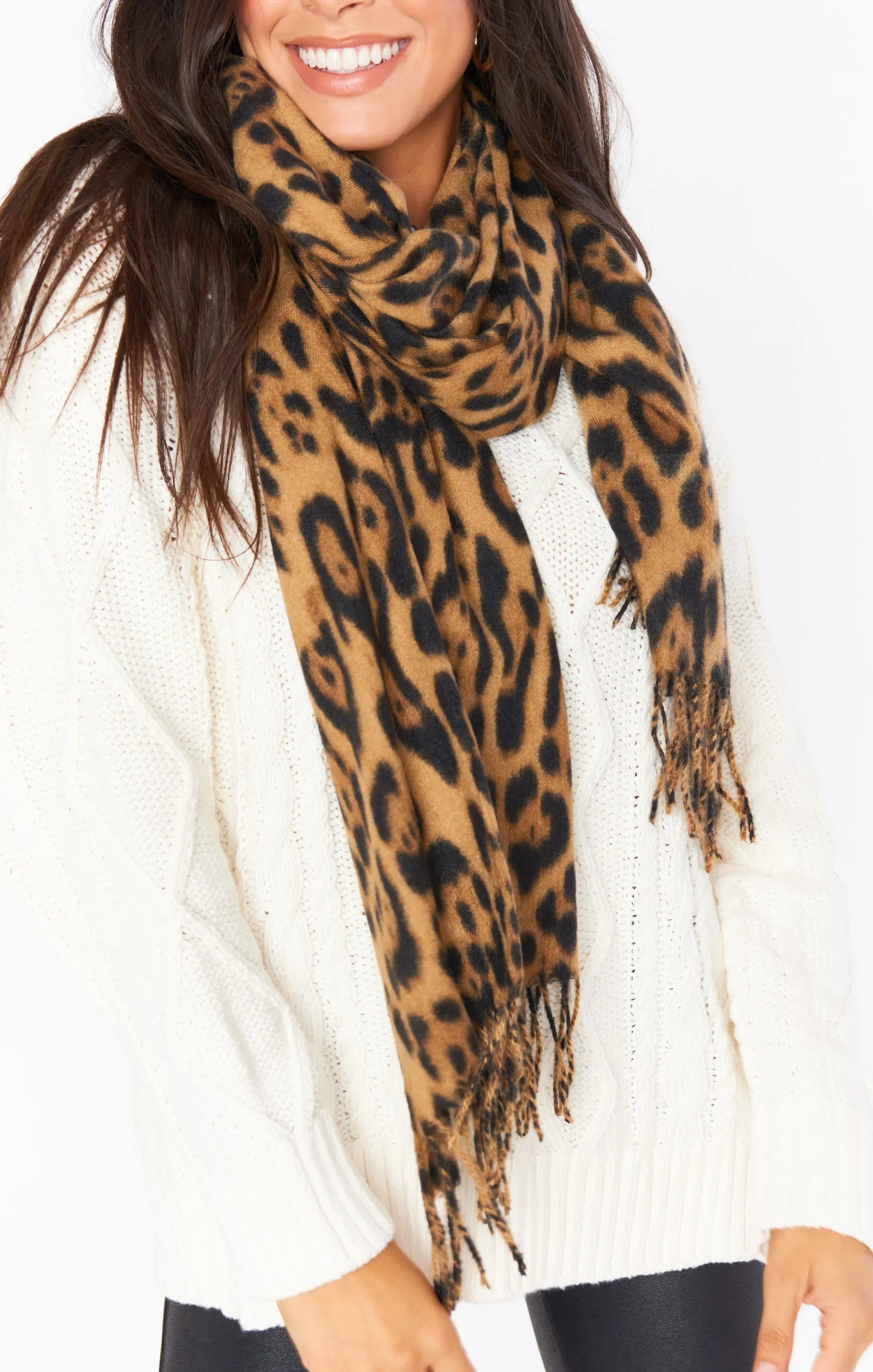 Dixie Scarf ~ Leopard