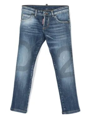 Dsquared2 Jeans Logo Blue