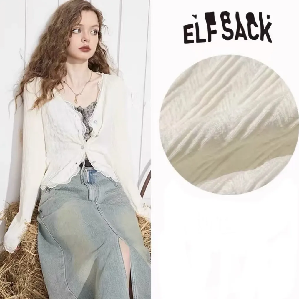 ELF SACK  |Casual Style Nylon Street Style Long Sleeves Plain