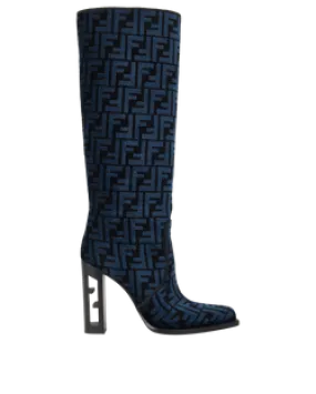 Fendi Jacquard Boots