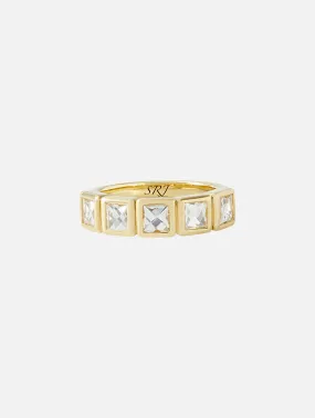 French Cut Diamond Ring