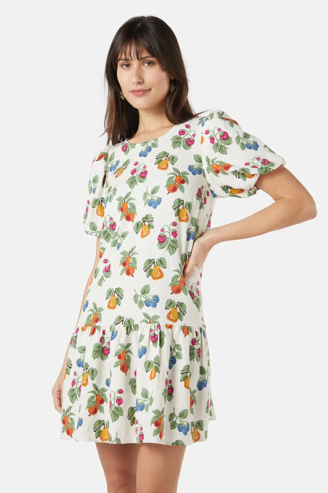 French Fruit Mini Dress