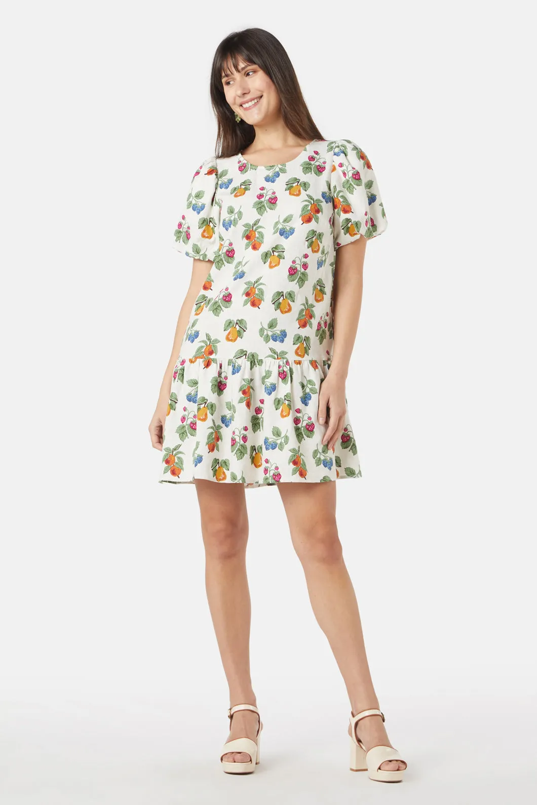 French Fruit Mini Dress