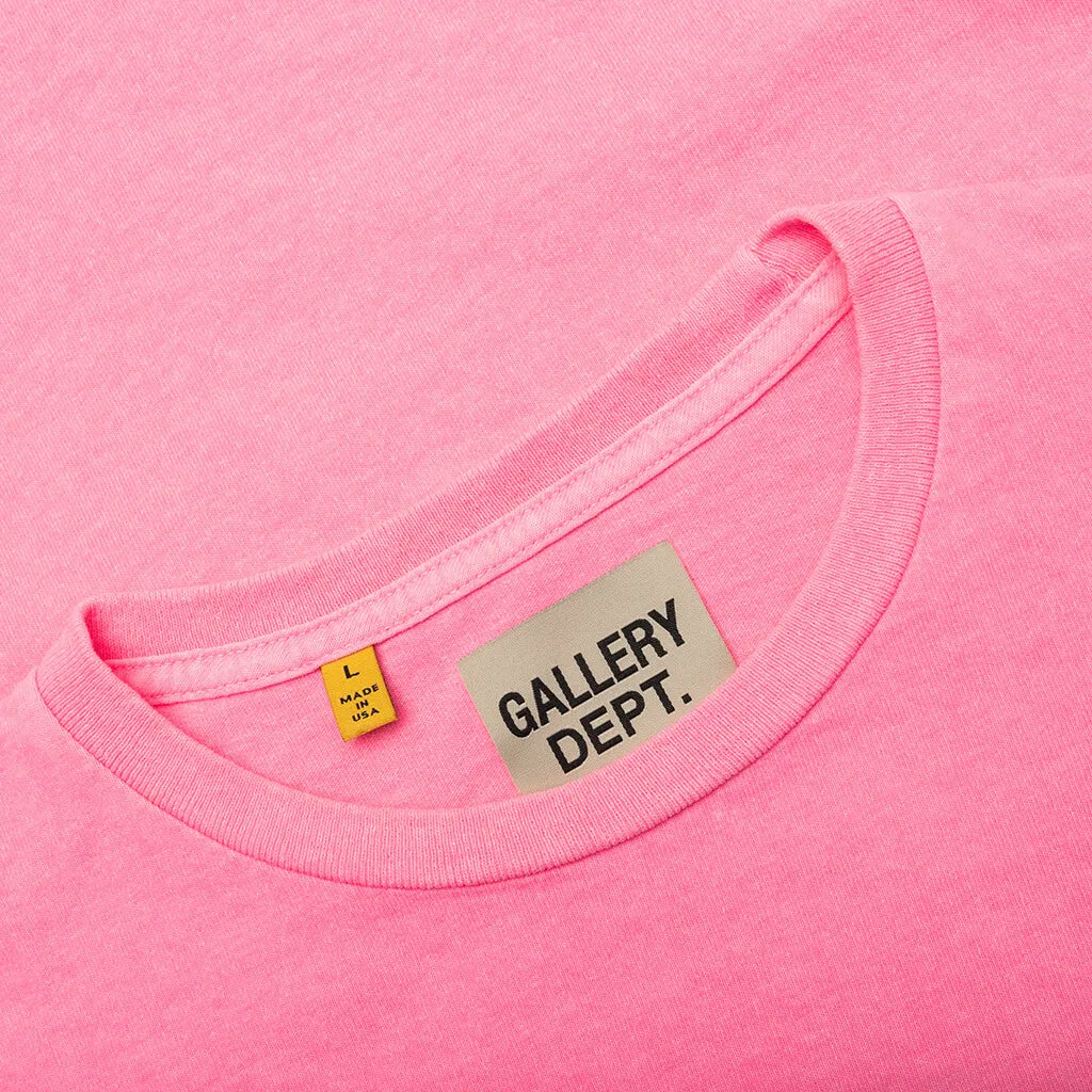 French Tee - Fluorescent Pink