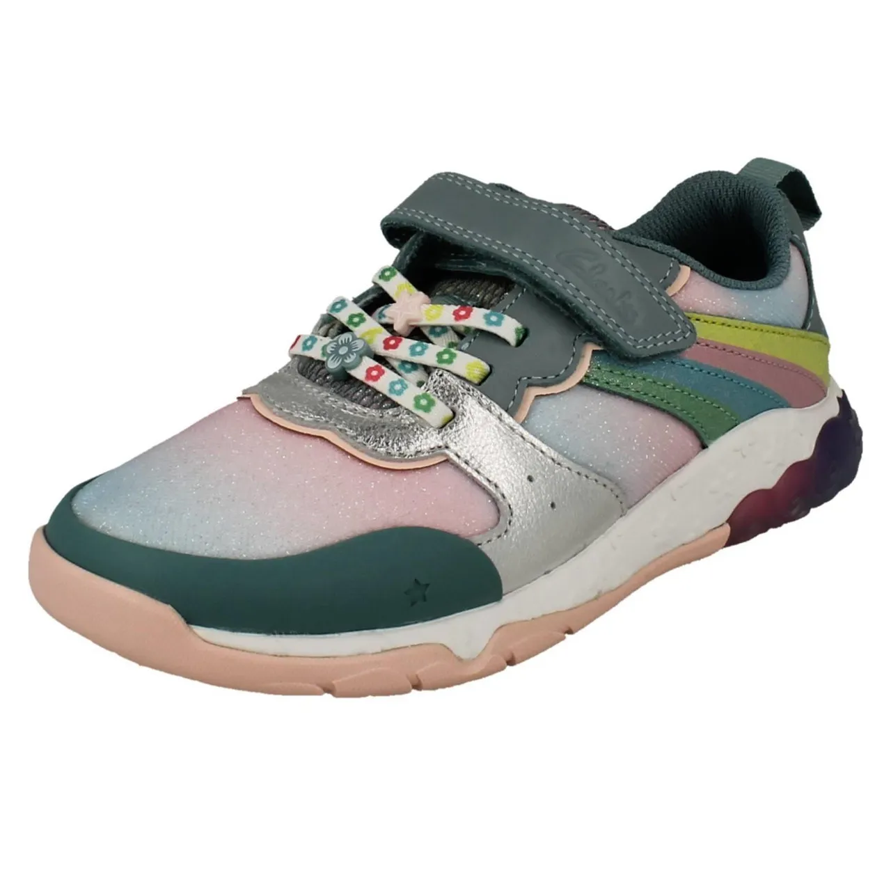 Girls Clarks Trainers - Tidal Star K