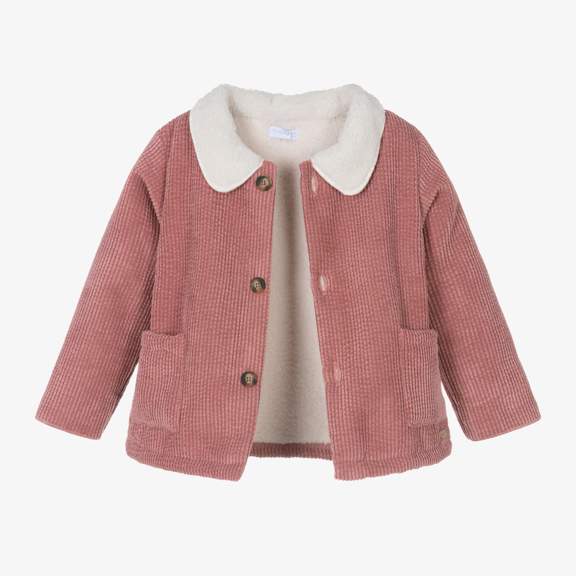 Girls Pink Corduroy Jacket