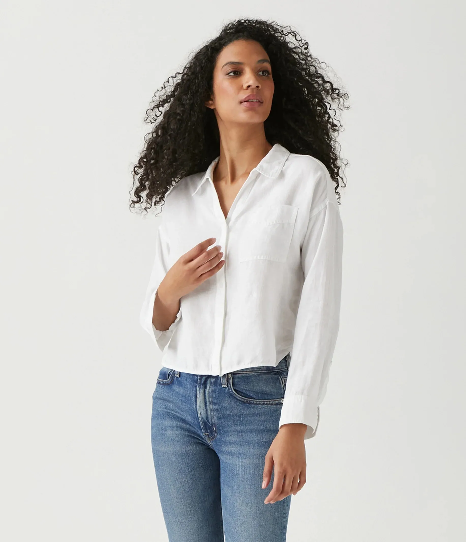 GRACIE CROPPED SHIRT