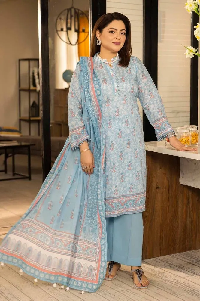 Gul Ahmed Mothers Printed Lawn Unstitched 3Pc Suit CL-42194A