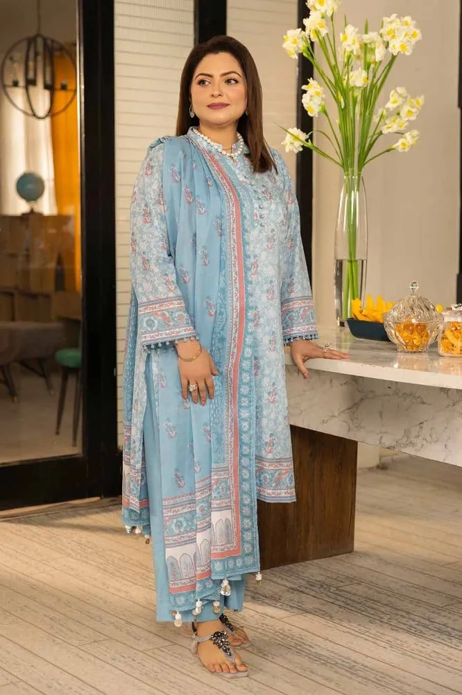 Gul Ahmed Mothers Printed Lawn Unstitched 3Pc Suit CL-42194A