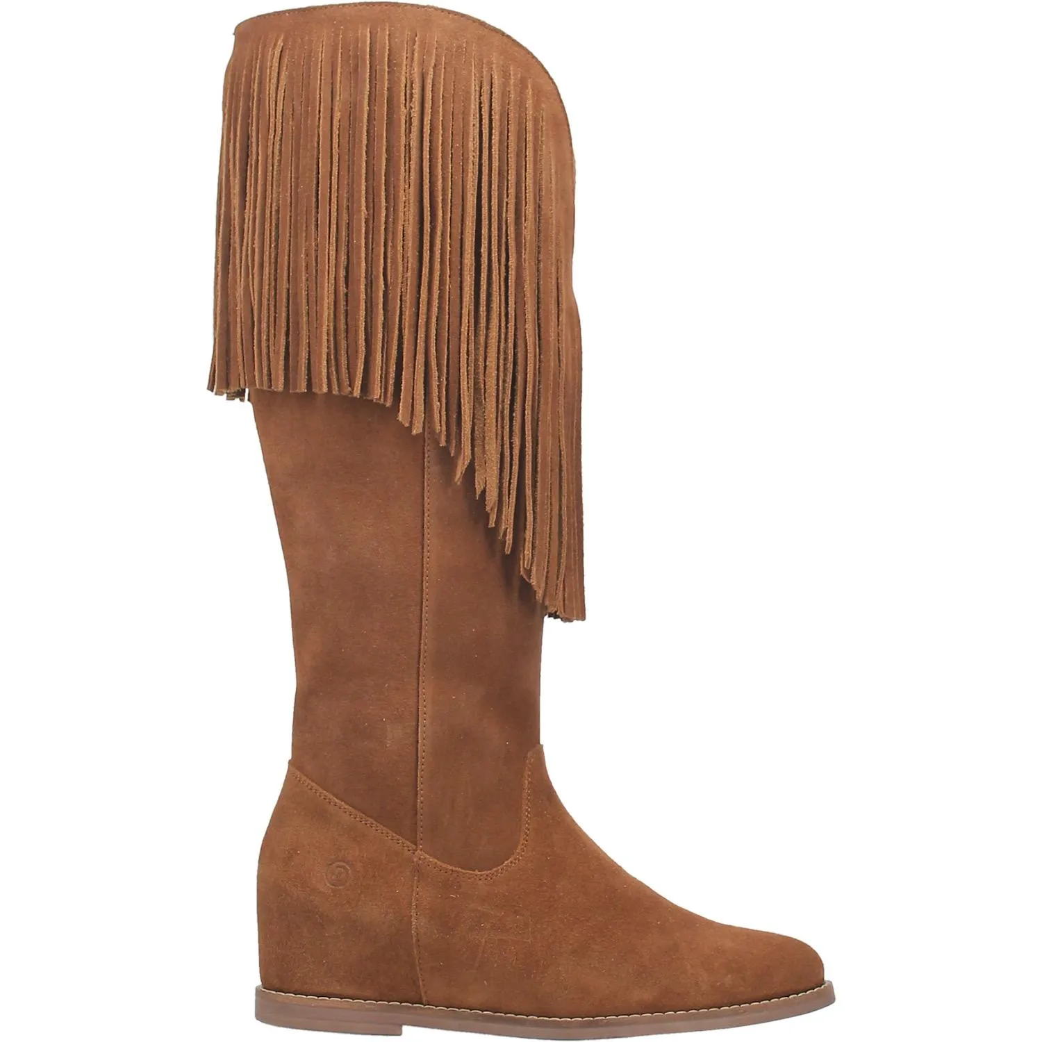 Hassie Camel Suede Fringe Boots (DS)