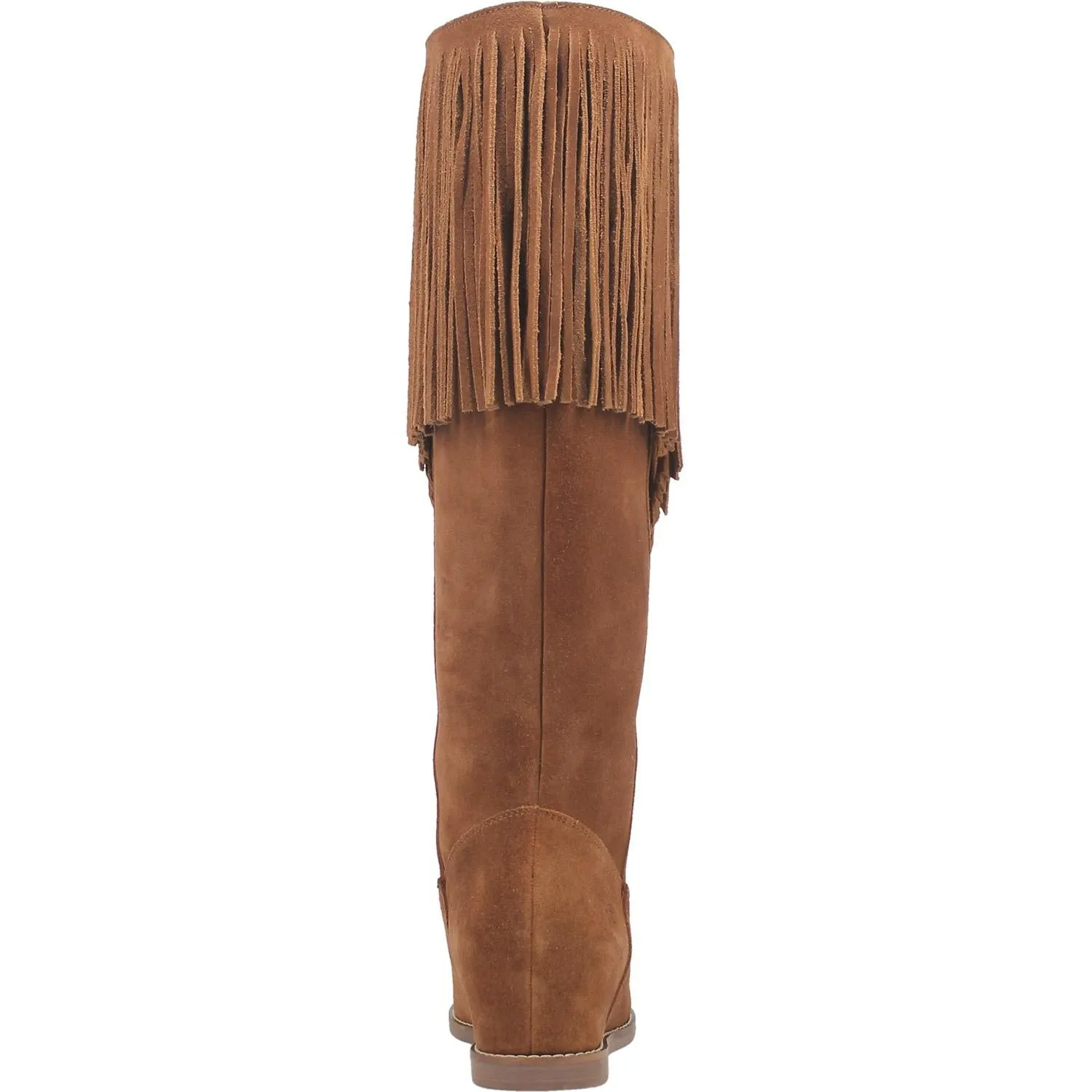 Hassie Camel Suede Fringe Boots (DS)