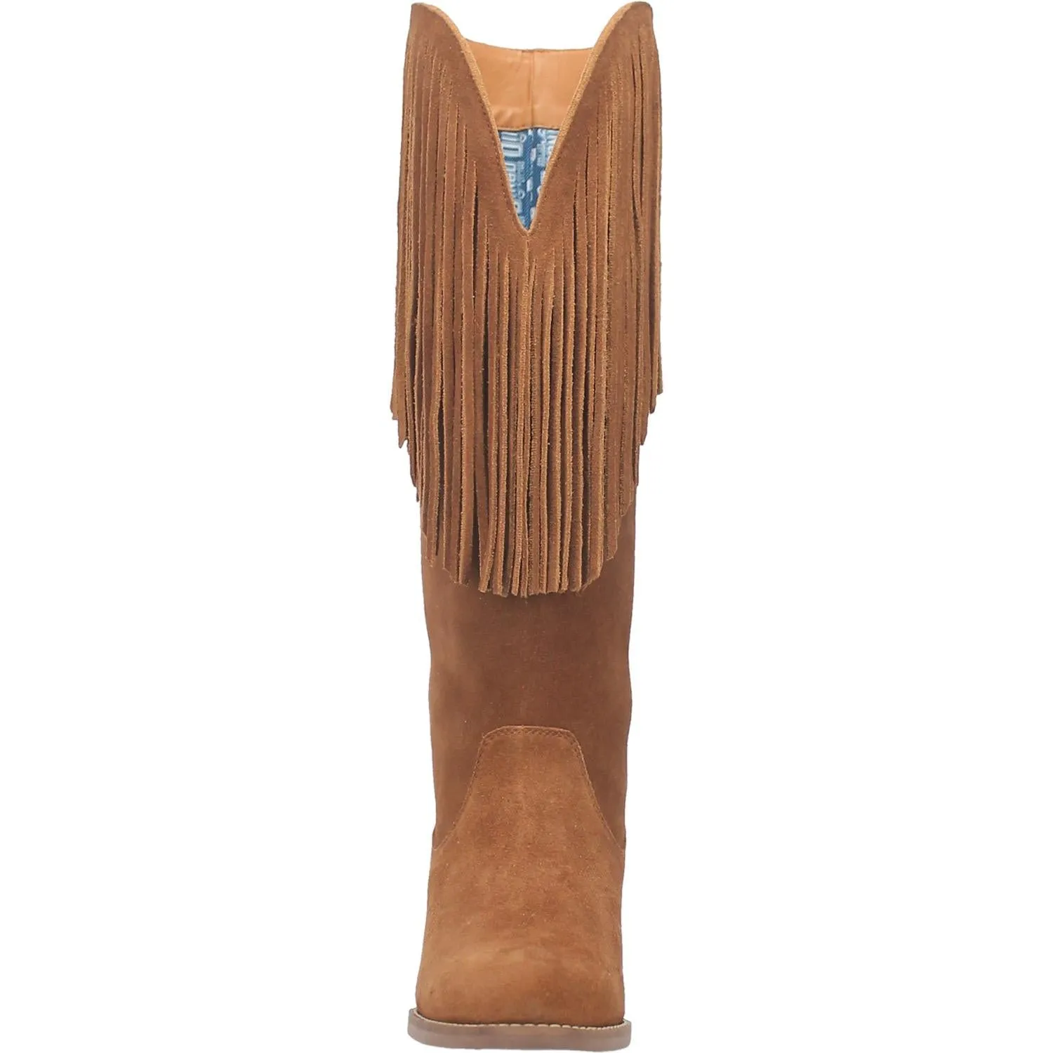 Hassie Camel Suede Fringe Boots (DS)