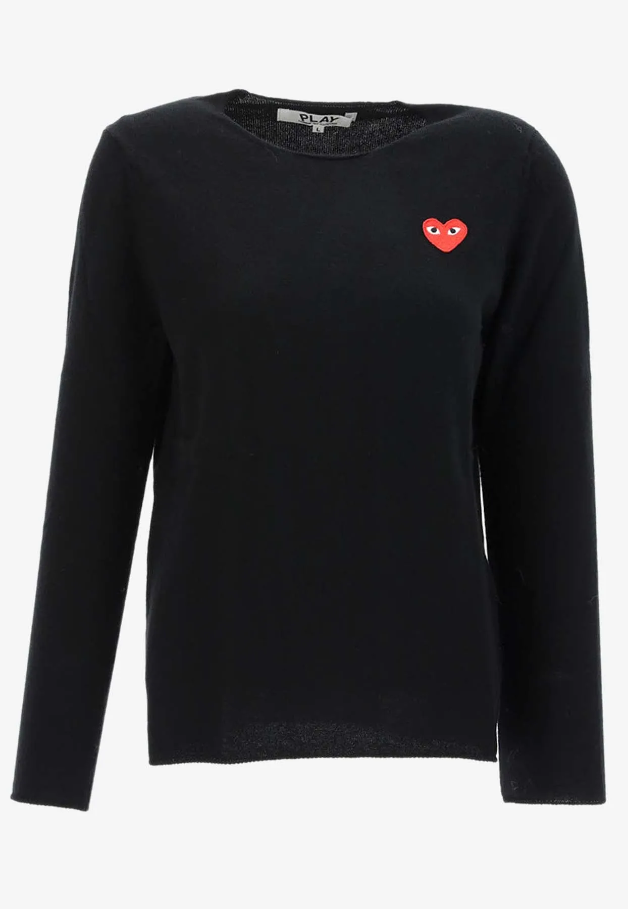 Heart Logo-Patch Sweater in Wool