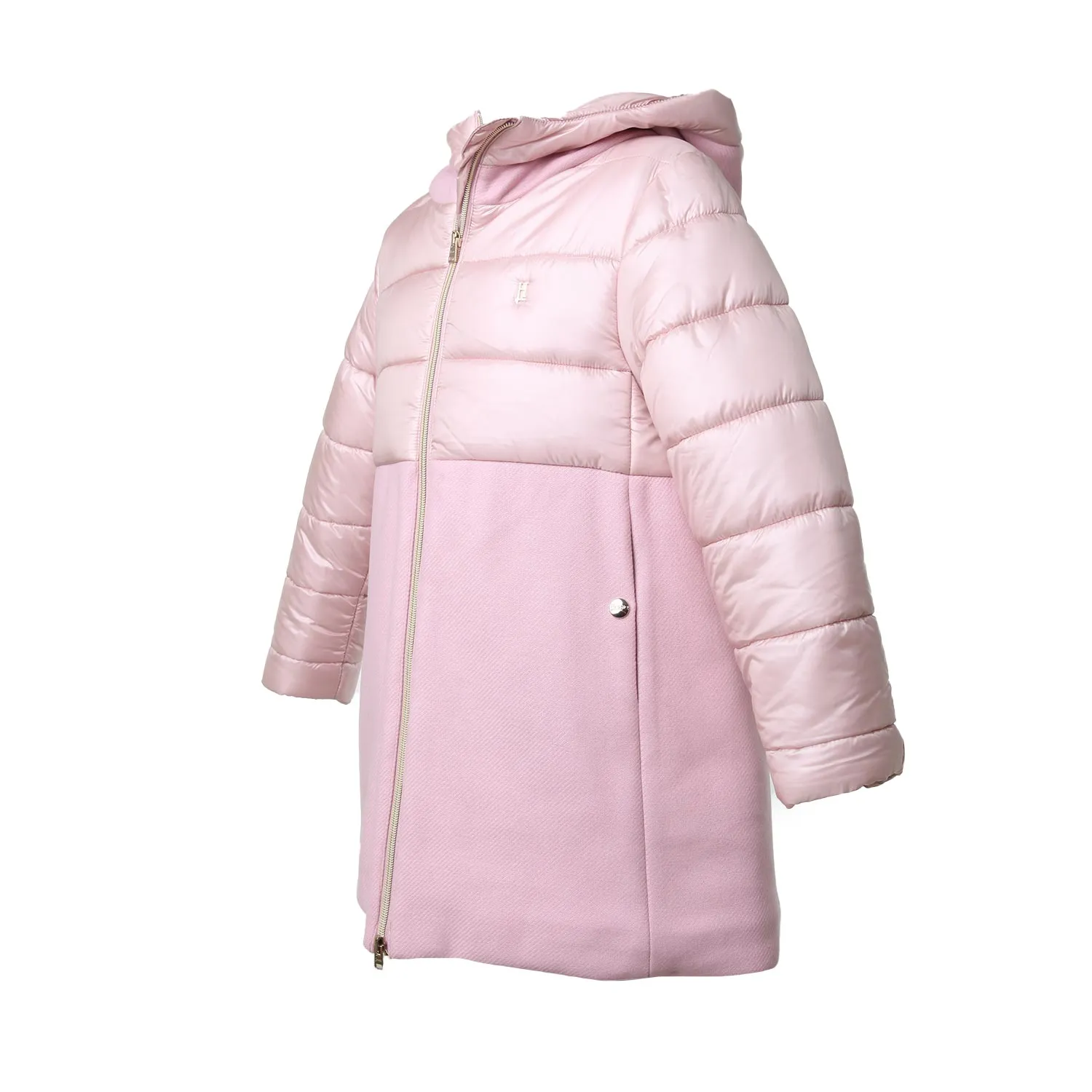 Herno Parka Hero Pink In Ecowool And Nylon