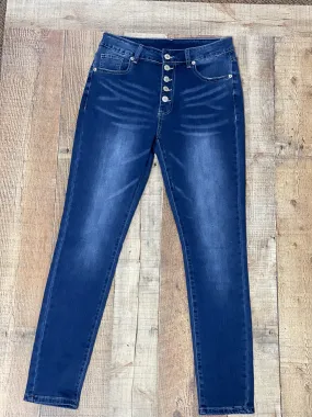 Hi Rise Jeans - Blue