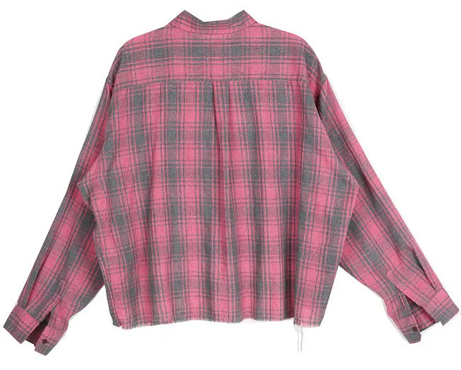 HOLY IN CODE  |Other Plaid Patterns Casual Style Unisex Street Style