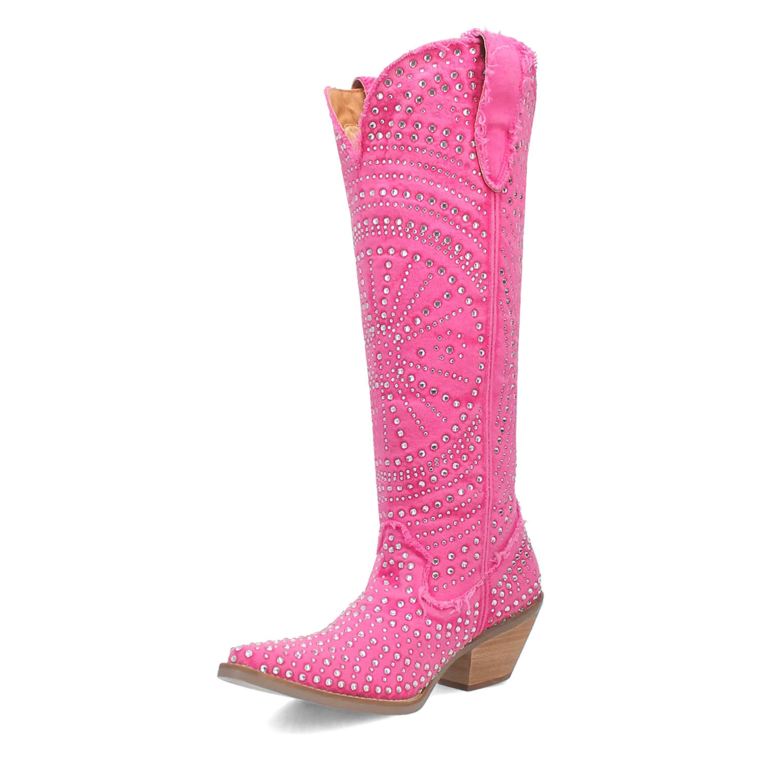 Honkytonk Honey Pink Denim & Rhinestone Boot (DS) ~ PREORDER 7/20