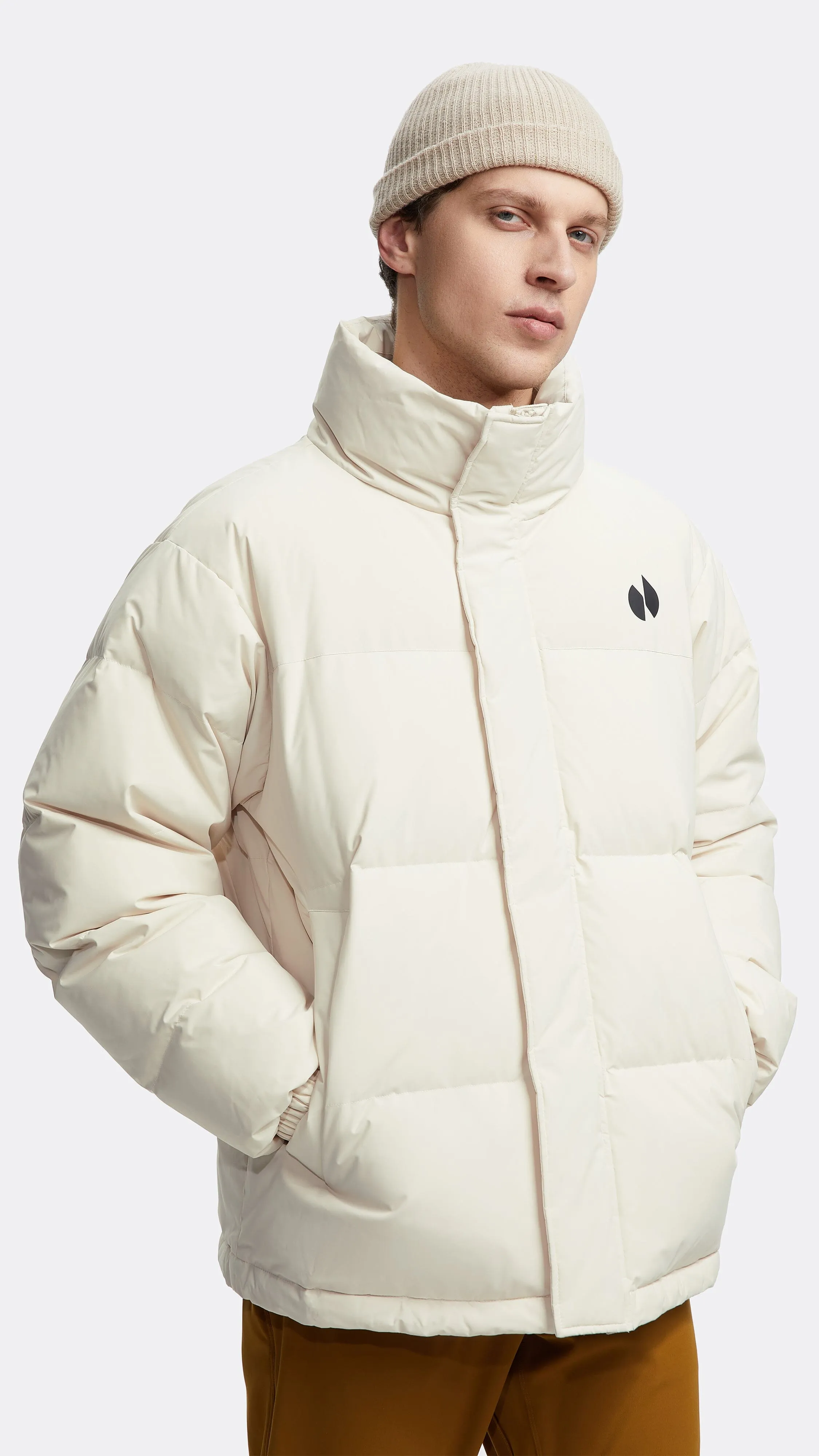 HOTSUIT Men Turtleneck Down Jacket