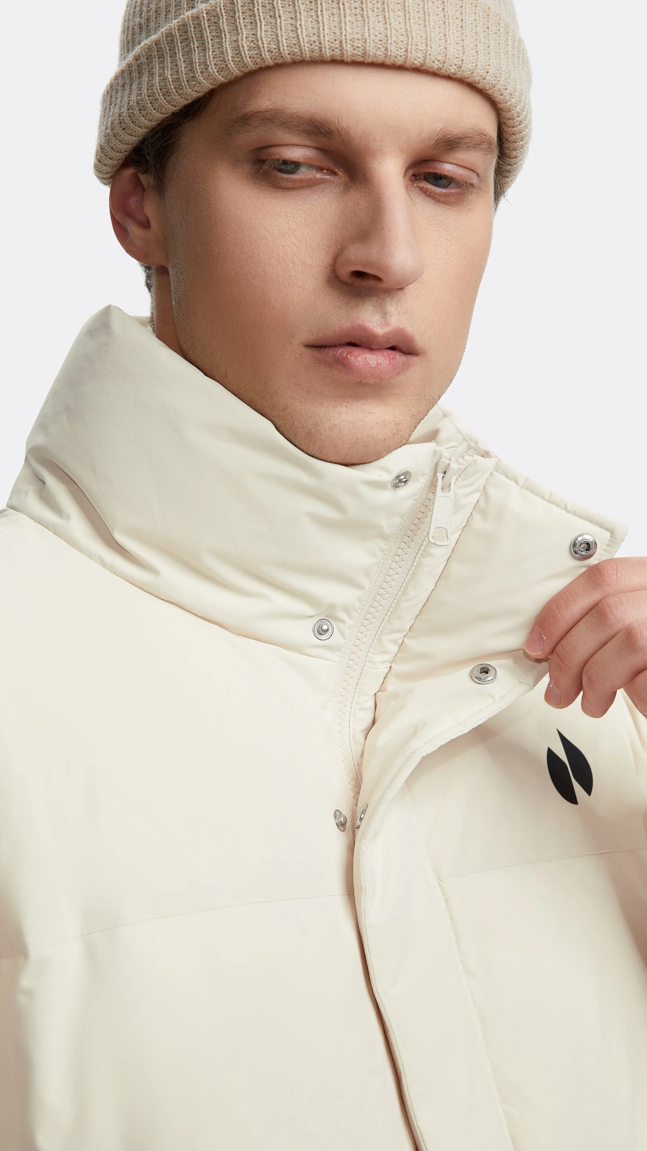 HOTSUIT Men Turtleneck Down Jacket