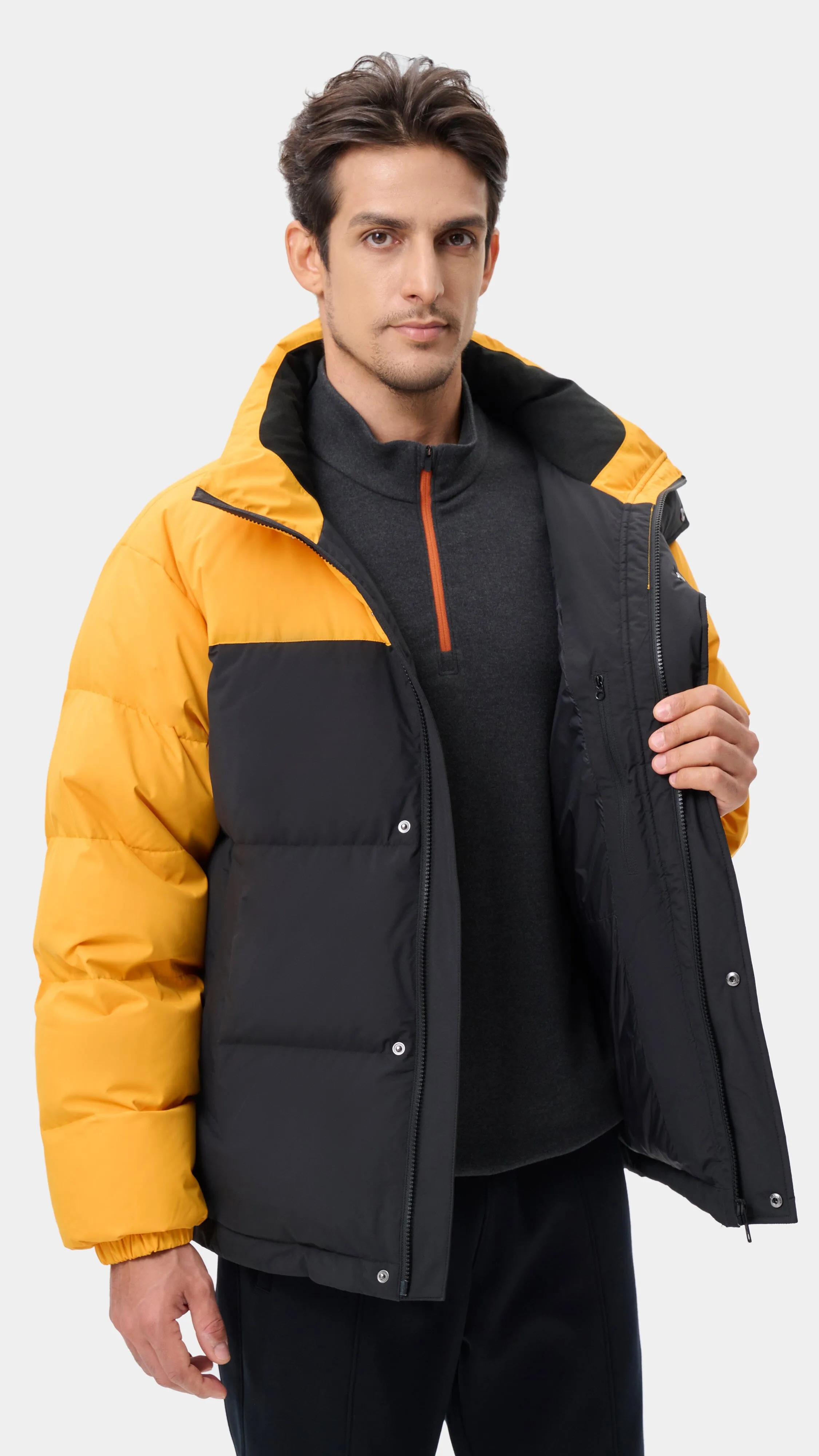 HOTSUIT Men Turtleneck Down Jacket