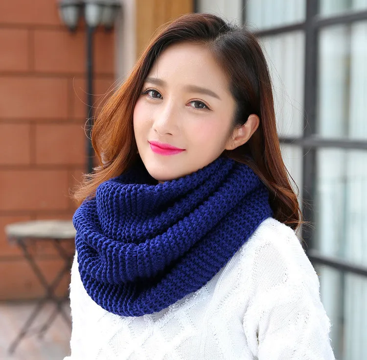 httpWarm thick solid color ladies scarf