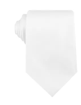 Ivory Crisp Twill Necktie