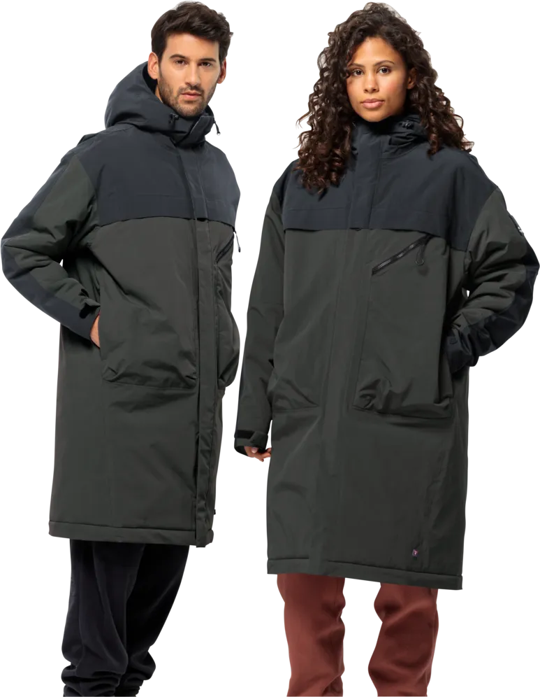 Jack Wolfskin Unisex Heumarkt 2-Layer Parka Granite Black | Buy Jack Wolfskin Unisex Heumarkt 2-Layer Parka Granite Black here |