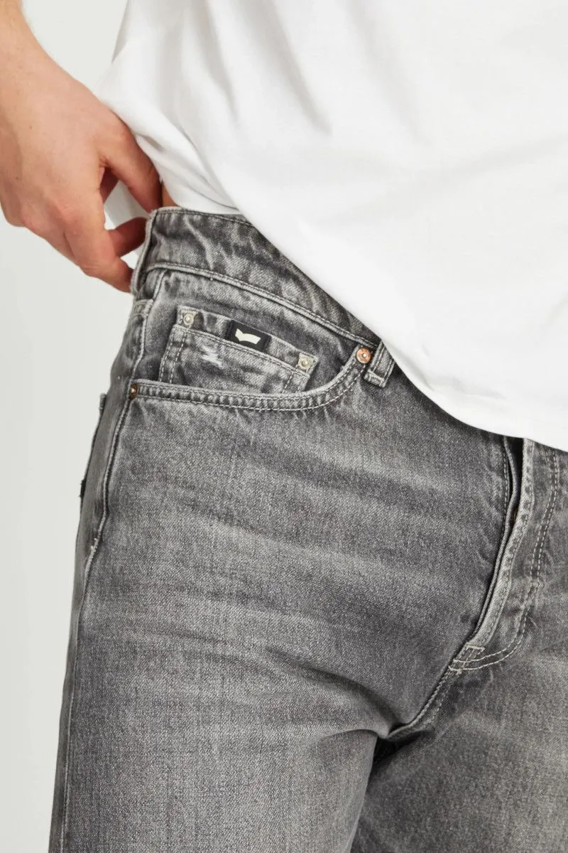 Jeans tapered uomo Grigio