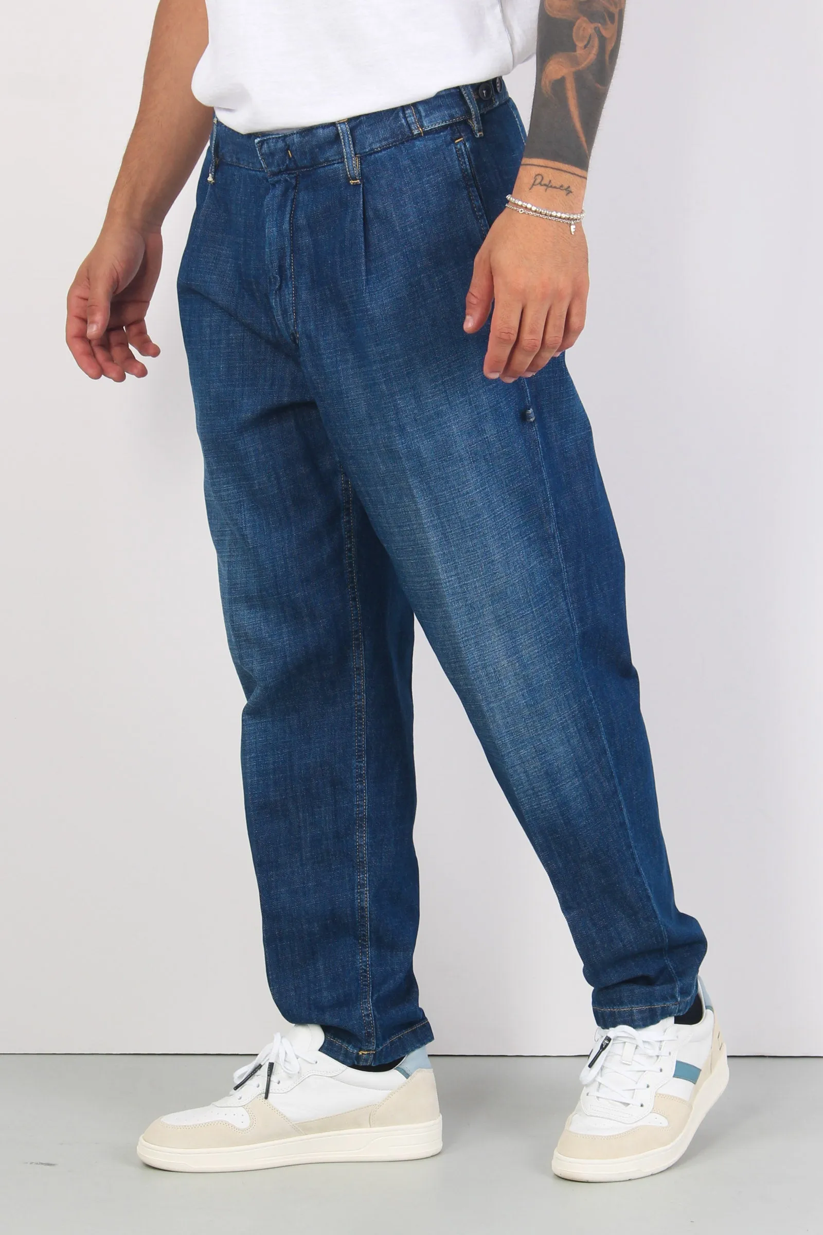 Jeans Tasca Pantalone Blu