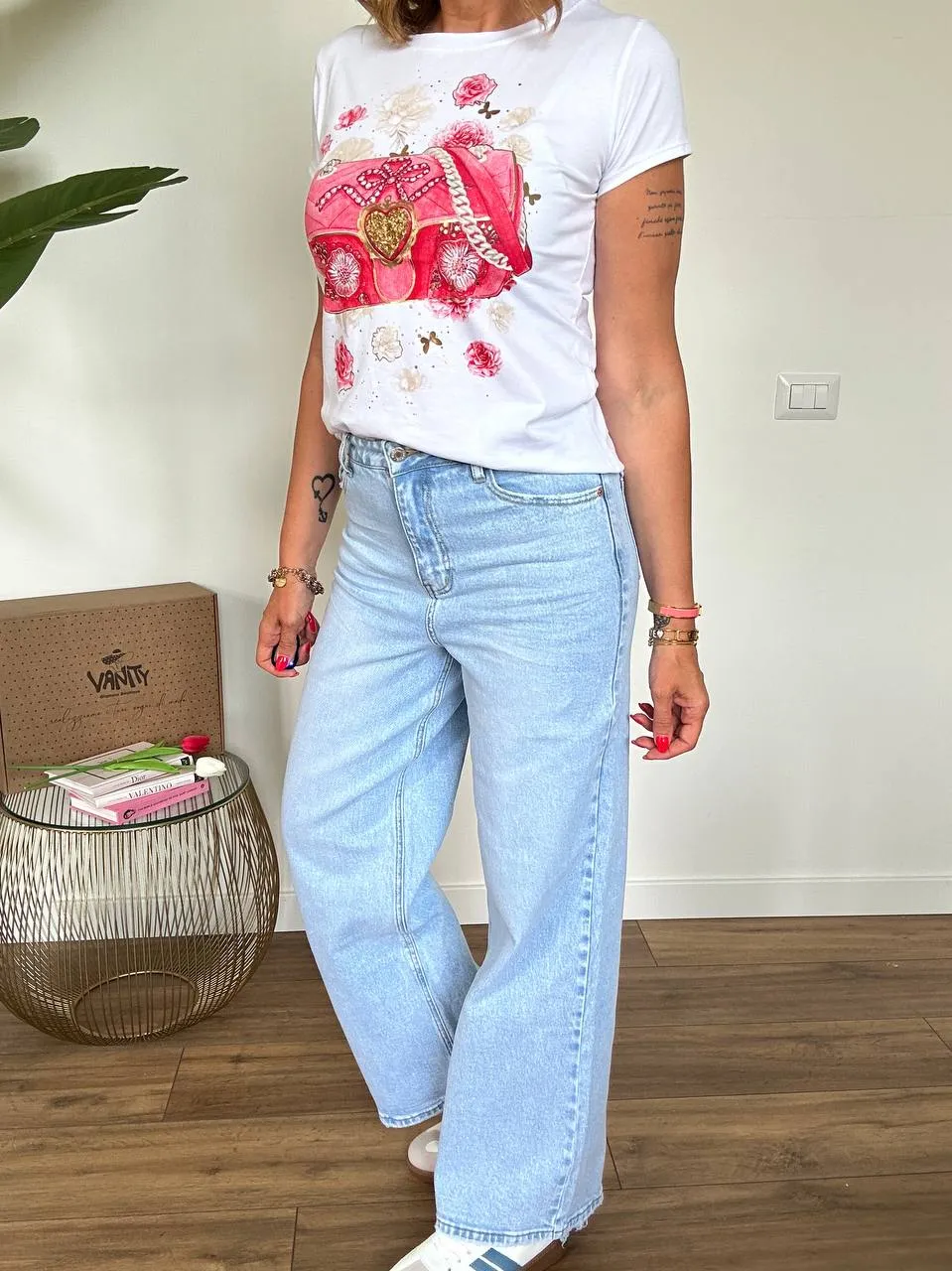 Jeans Wide Leg Light