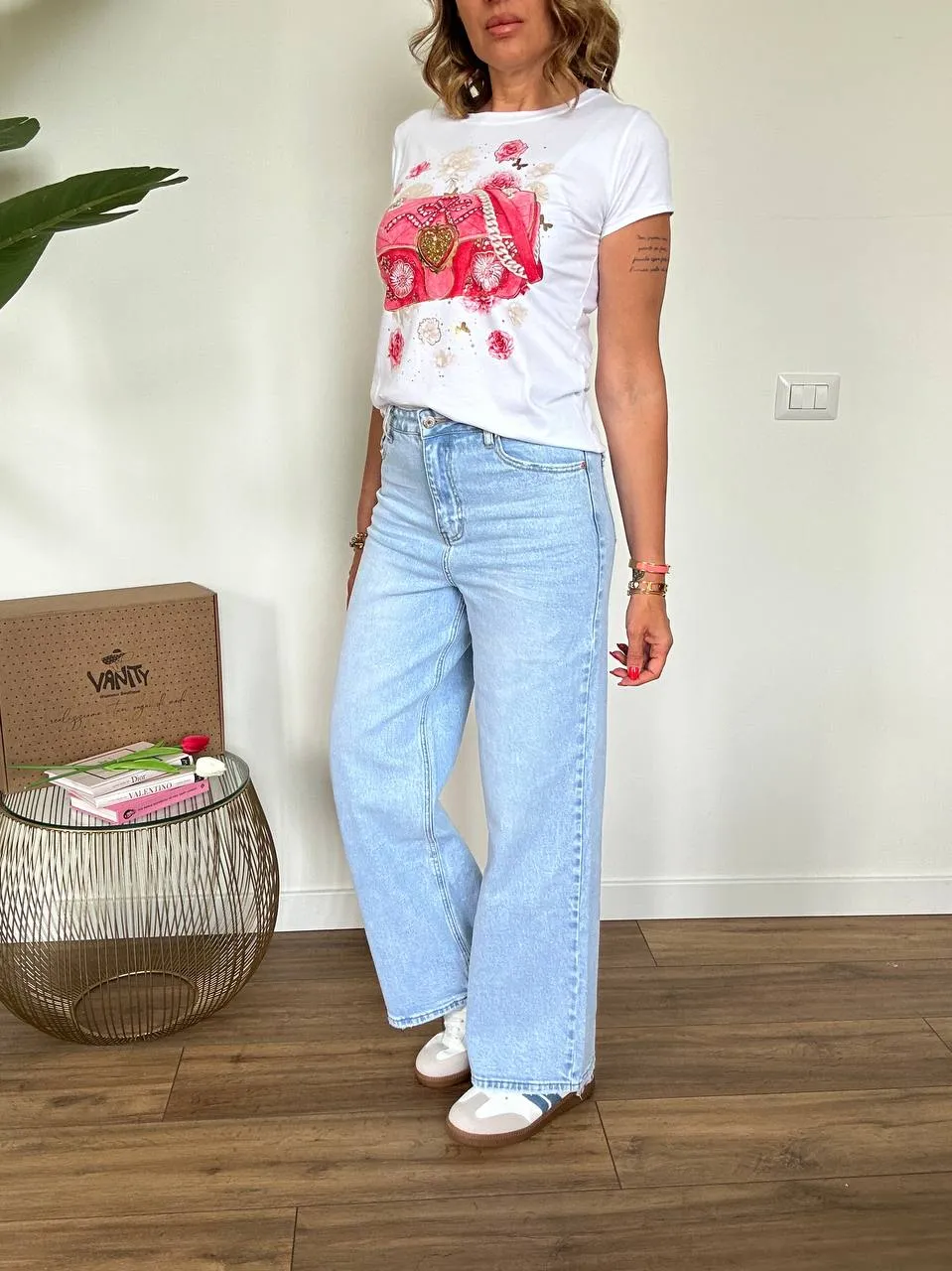 Jeans Wide Leg Light