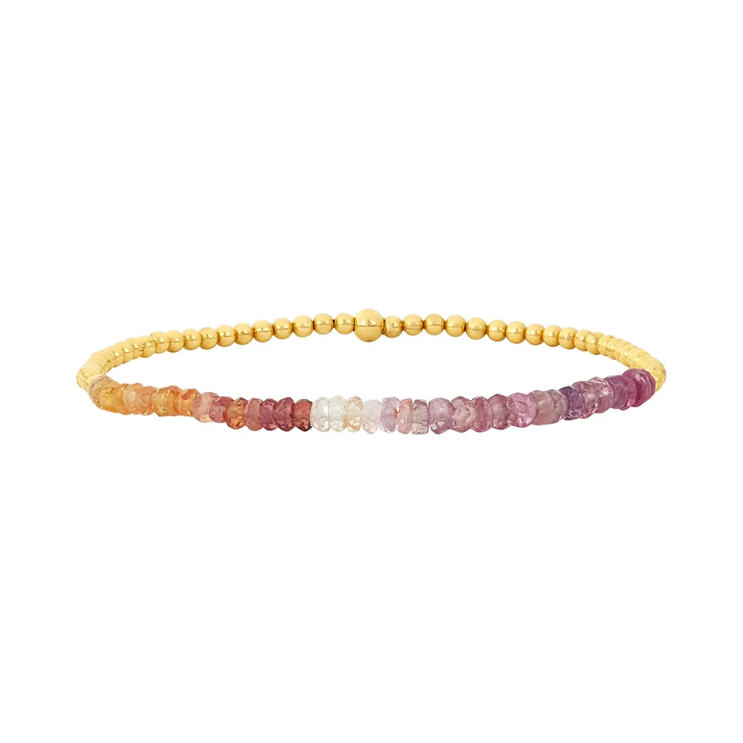 Karen Lazar Design 2mm Signature Bracelet with Passion Ombre