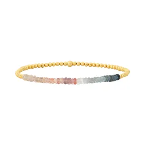 Karen Lazar Design 2mm Signature Bracelet with Seabreeze Ombre