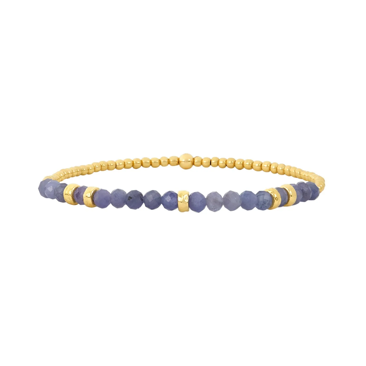 Karen Lazar Design December Tanzanite and Rondelle Bracelet