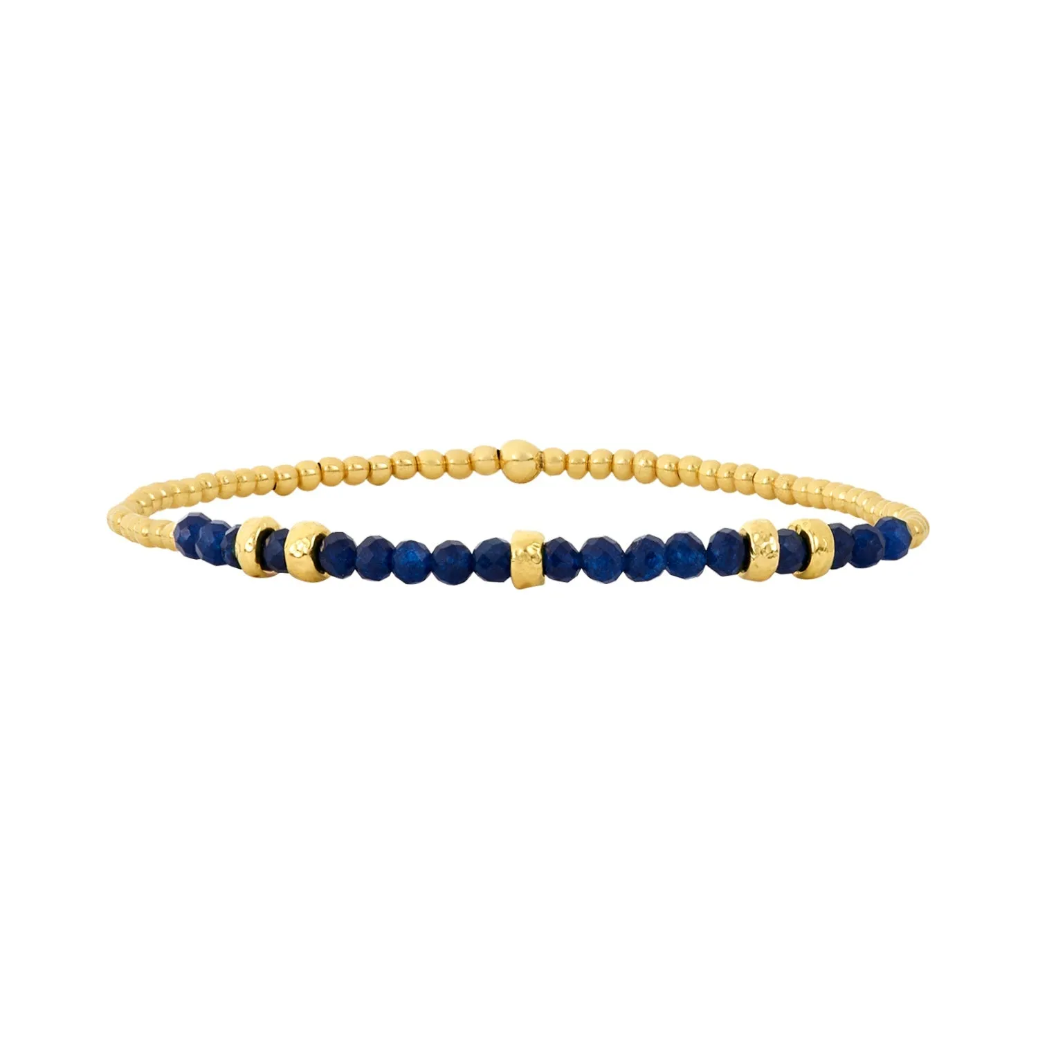 Karen Lazar Design September Blue Sapphire and Rondelle Bracelet