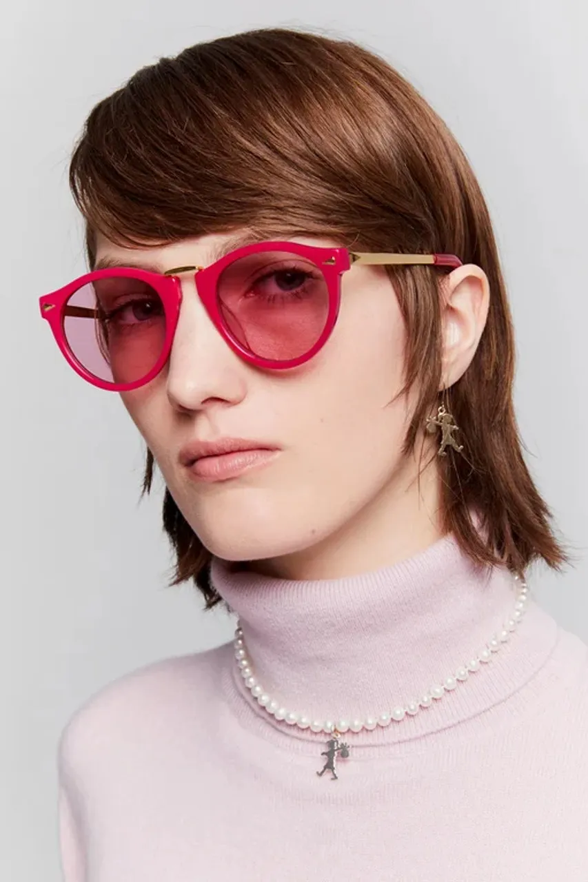 Karen Walker Helter Skelter 22, Fuchsia Gold