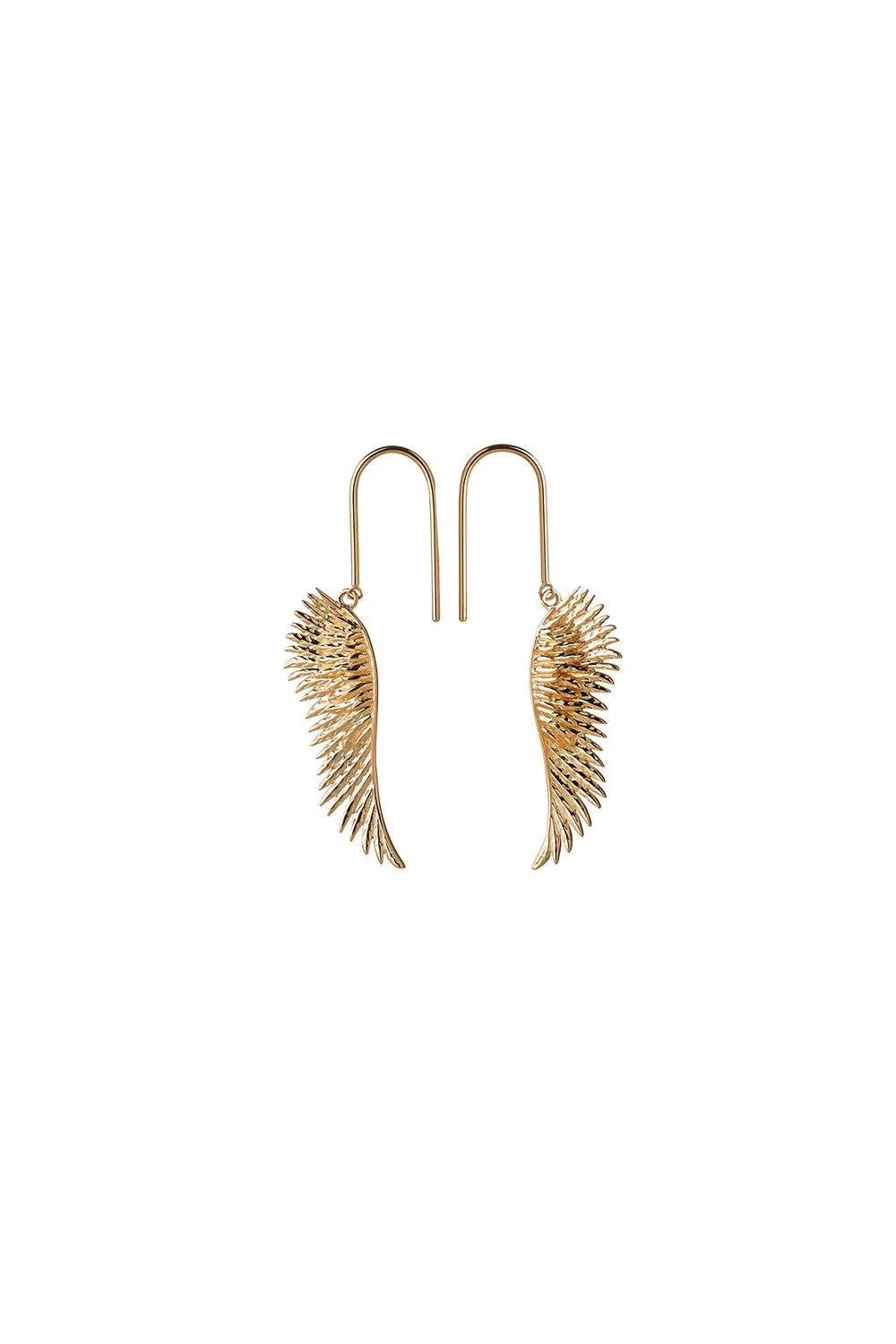 Karen Walker - Mini Cupid's Wings Earrings Gold Plated