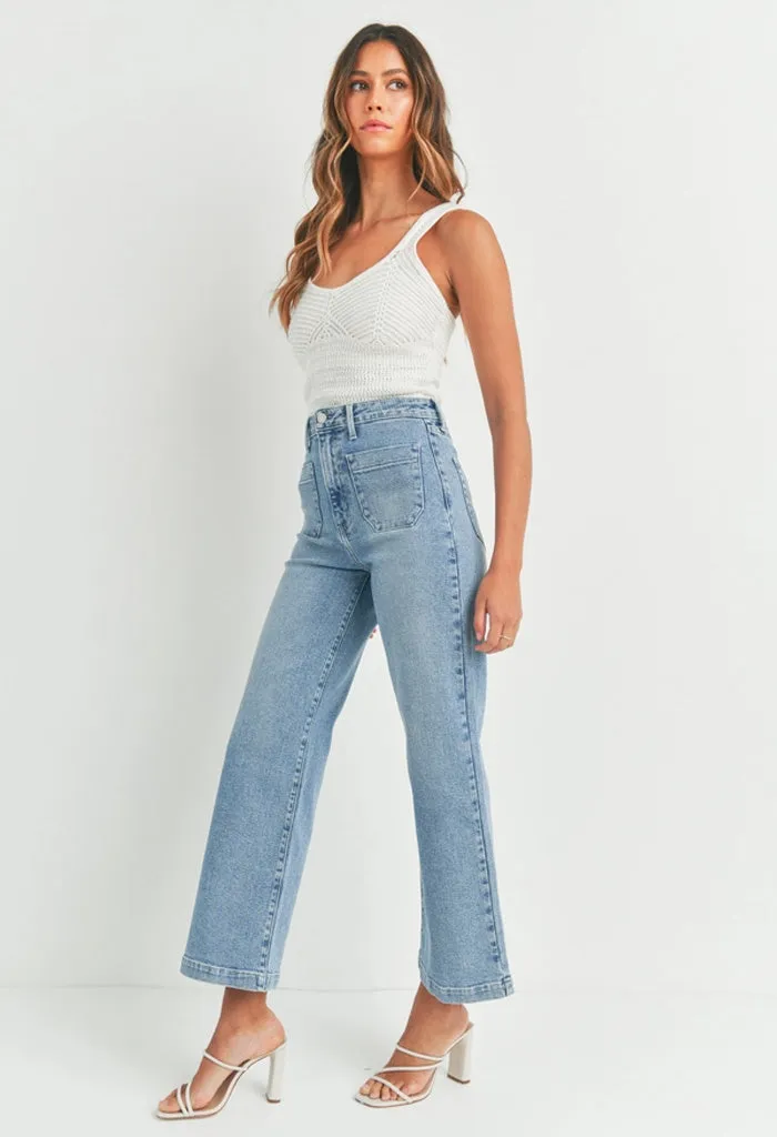 Kylie Wide Leg Jeans