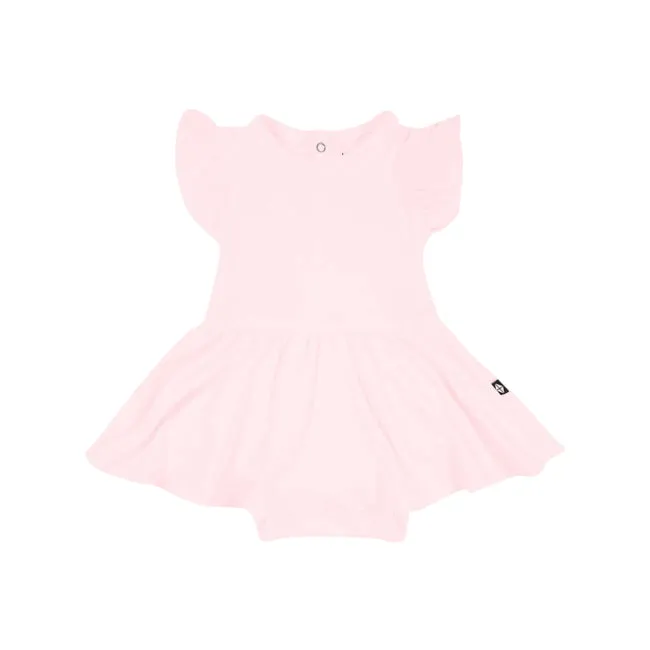 Kyte Baby Twirl Bodysuit Dress in Sakura