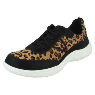 Ladies Clarks Casual Lace Up Trainers Lulu Walk