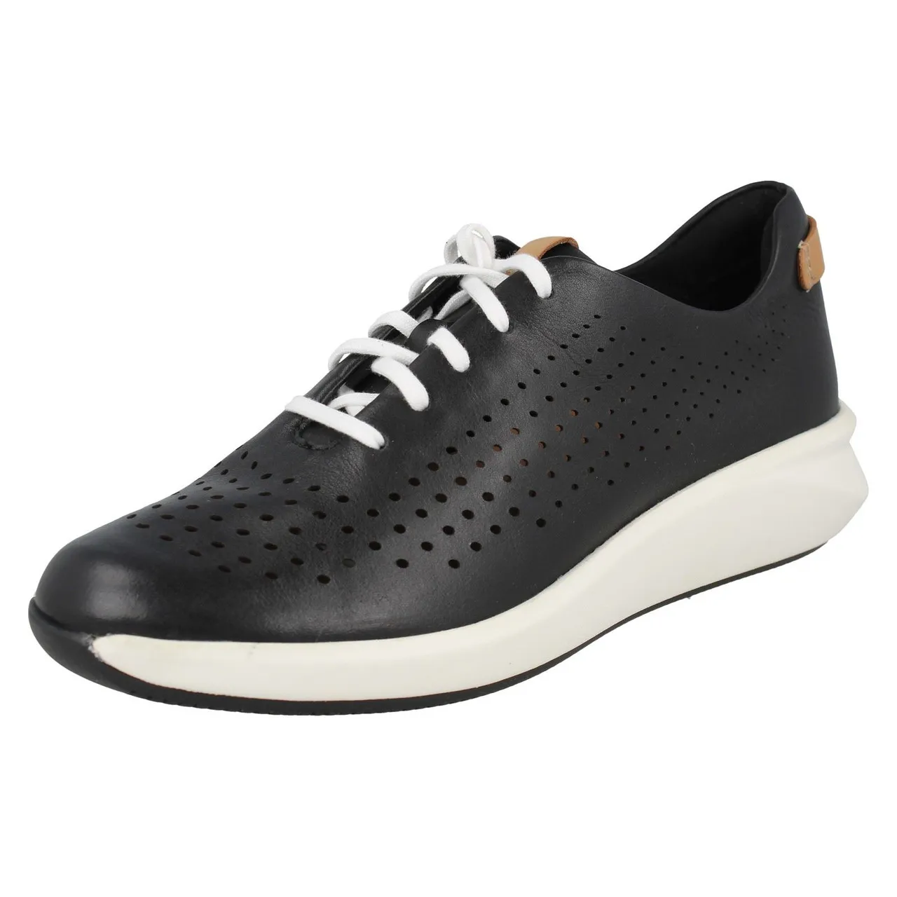 Ladies Clarks Lace Up Casual Trainers Un Rio Tie