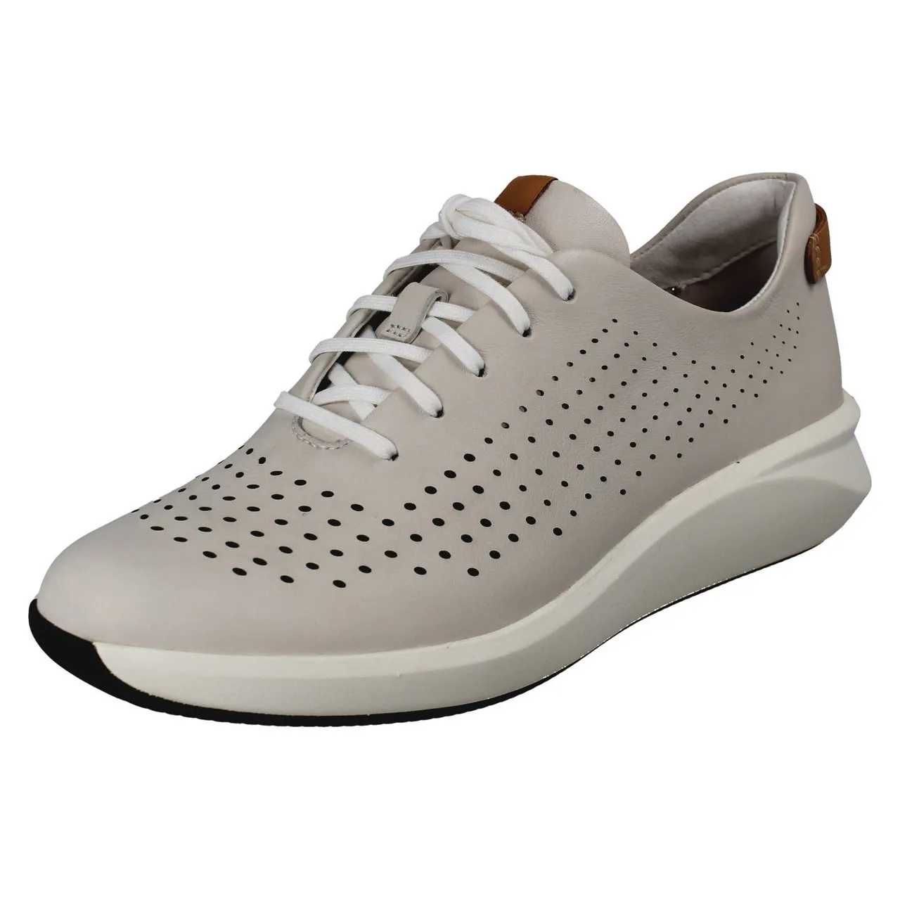 Ladies Clarks Lace Up Casual Trainers Un Rio Tie