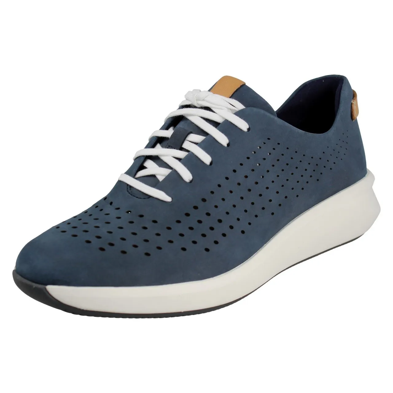 Ladies Clarks Lace Up Casual Trainers Un Rio Tie