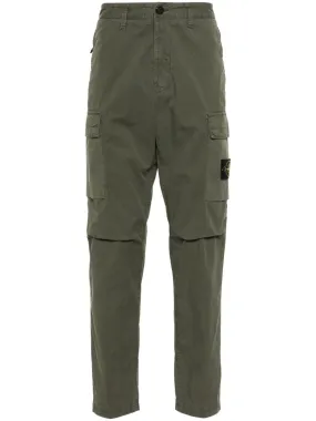 LOGO COTTON CARGO TROUSERS