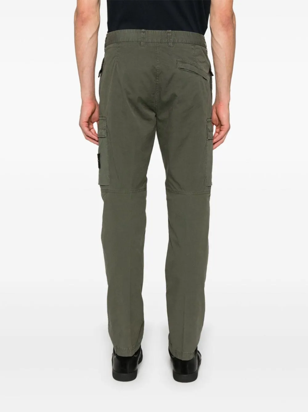 LOGO COTTON CARGO TROUSERS